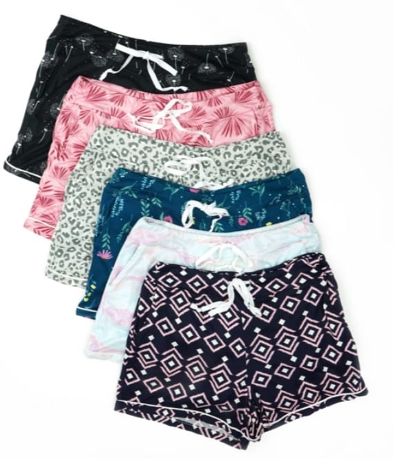Hello Mello Designer Lounge Short In Matching Drawstring Pouch (Select Size In Special Instructions)